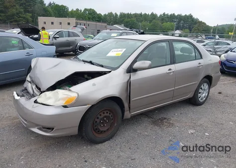 2003 Toyota Corolla Le from USA, damaged, VIN 2T1BR32E03C080936